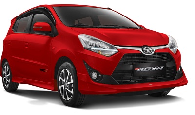 Toyota New Agya Merah